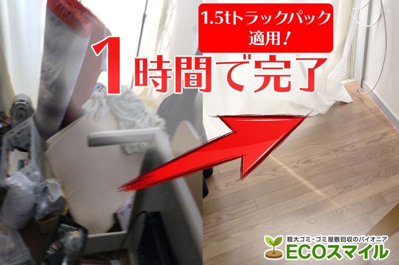 格安おススメ業者のトラック積み放題での不用品回収相模原市のゴミ屋敷現場レポート