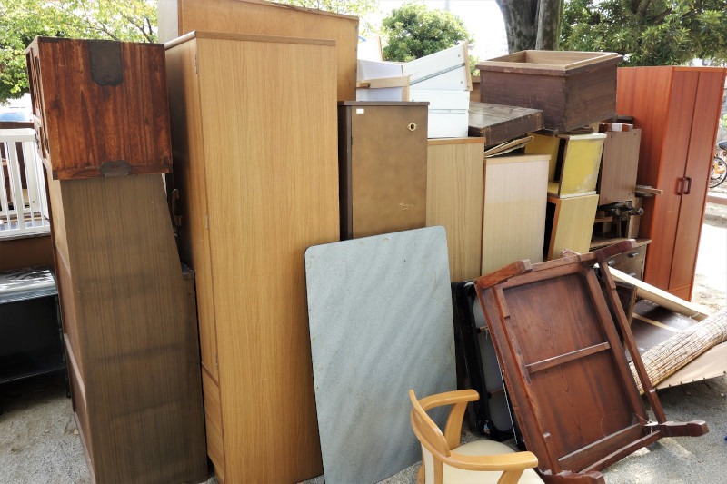 部屋からでた不用品