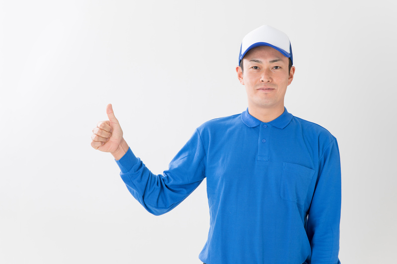 くらしのマーケットの不用品回収 スタッフの男性