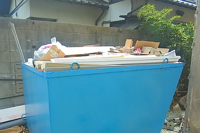 工事業者が処分する廃材