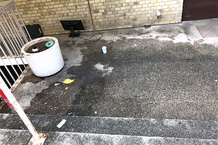 東京都渋谷区の作業後
