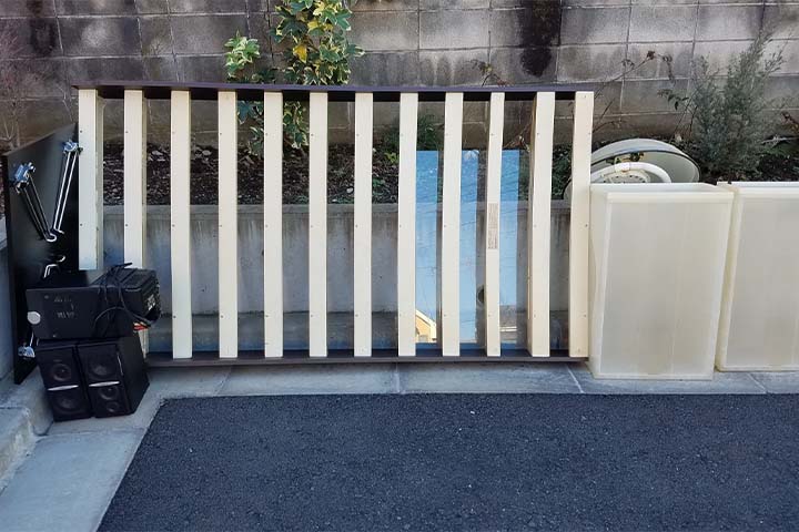 東京都三鷹市の作業前