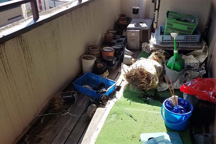 東京都調布市の作業前