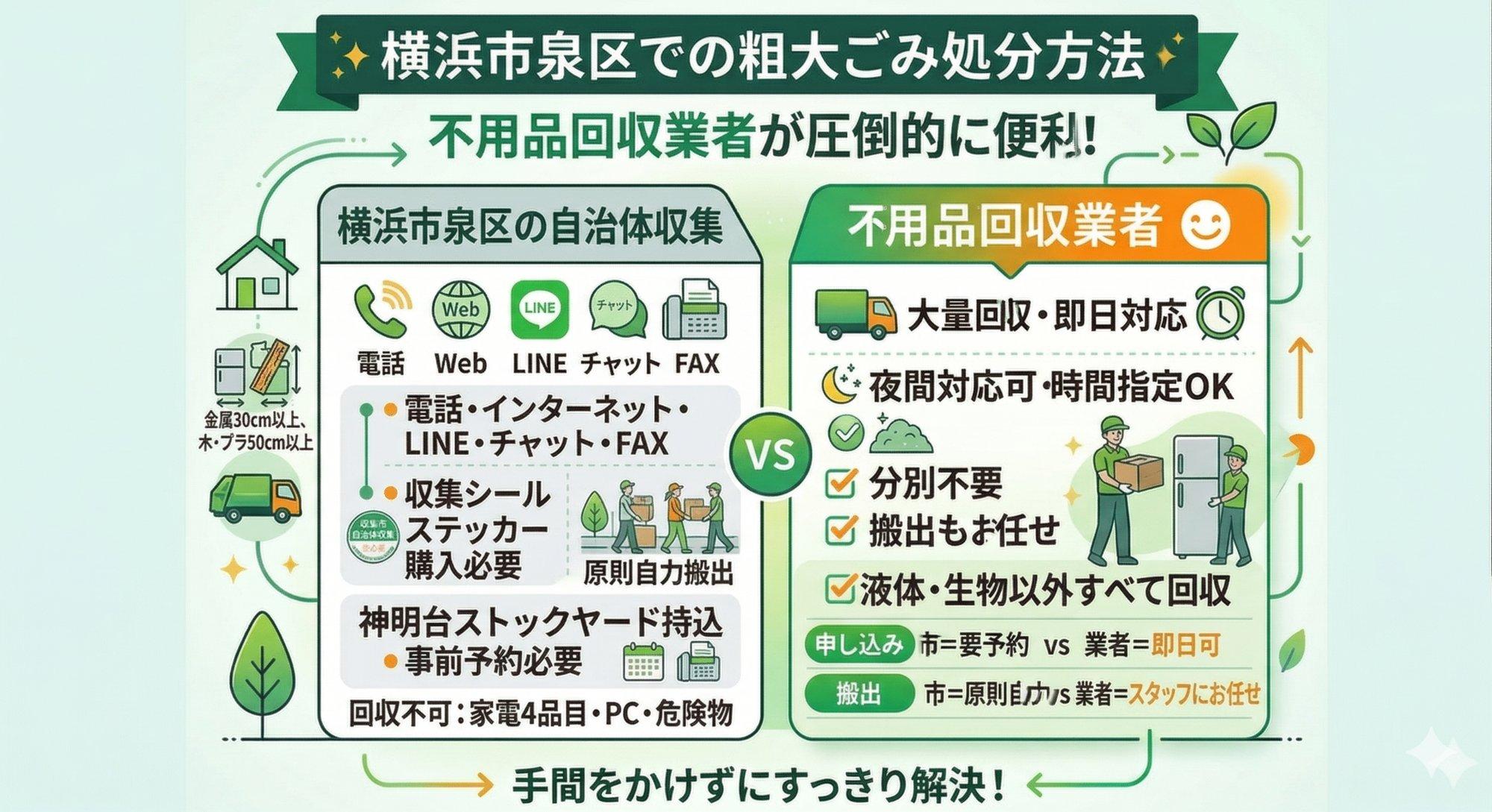 横浜市泉区で粗大ごみ